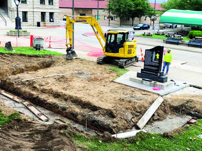 Parkersburg expanding World Trade Center memorial near city building